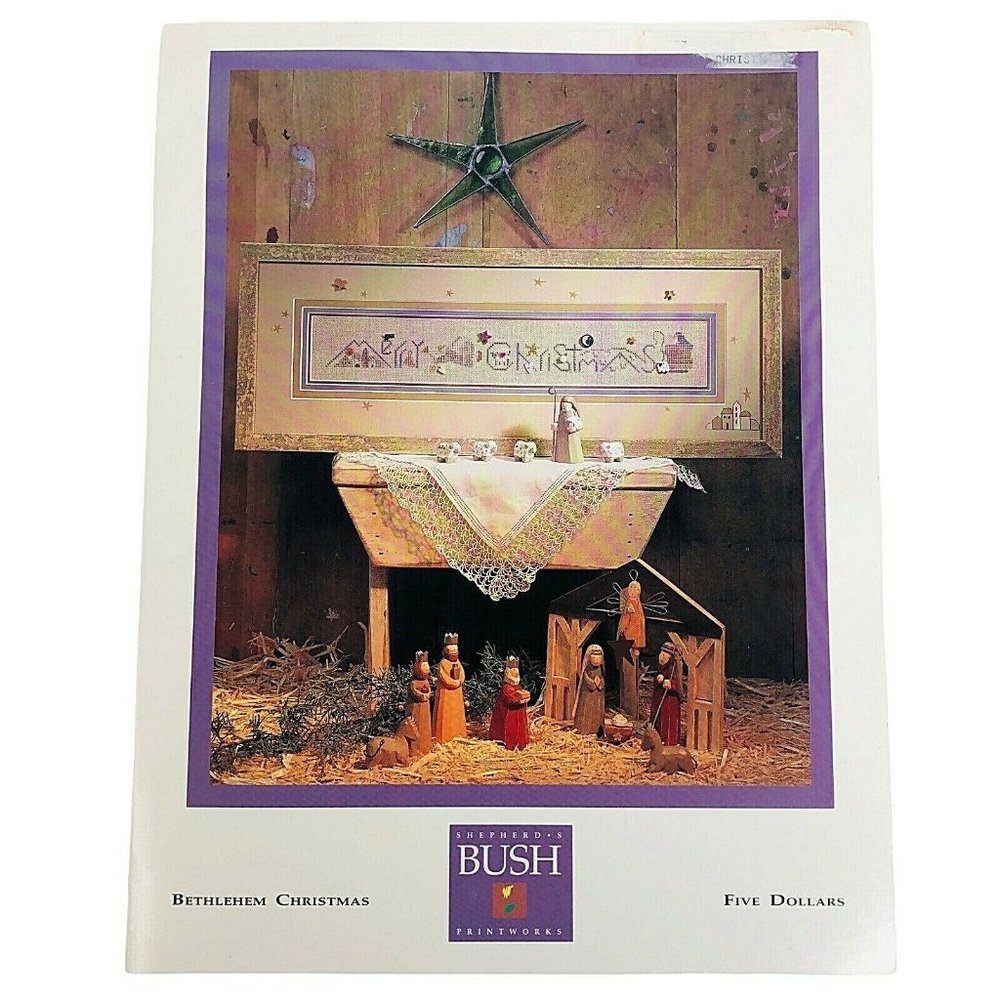 Shepherds Bush Cross Stitch Pattern Bethlehem Christmas Chart Picture‎